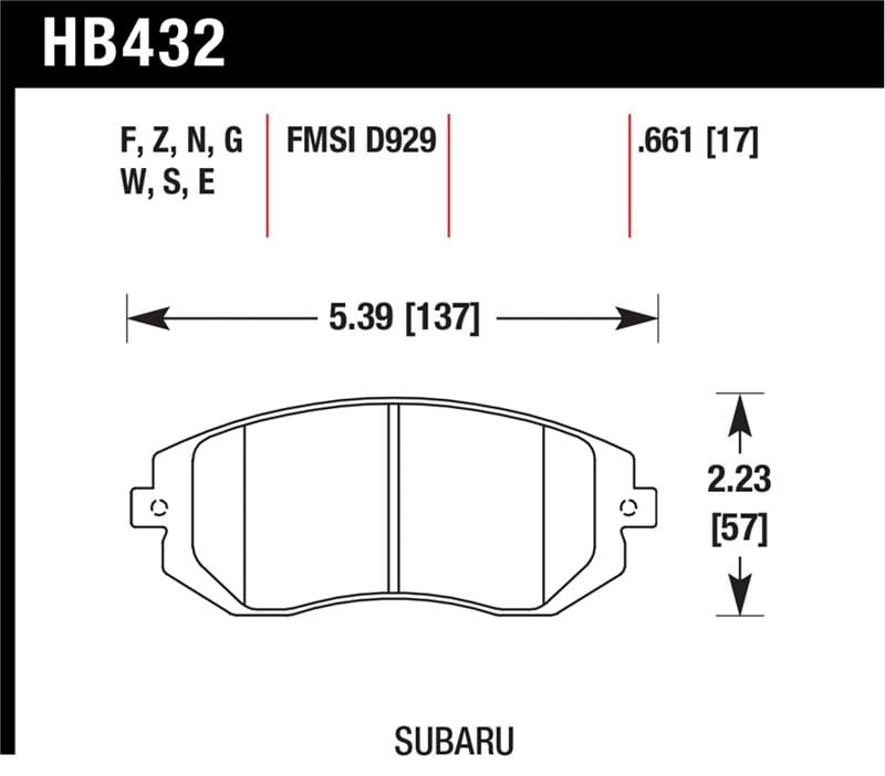 Hawk Performance — Performance Ceramic Disc Brake Pad