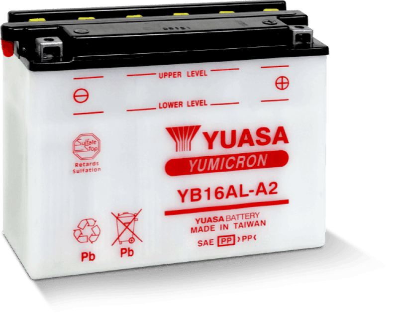 Yuasa Battery — Yuasa YB16AL-A2 Yumicron 12-Volt Battery