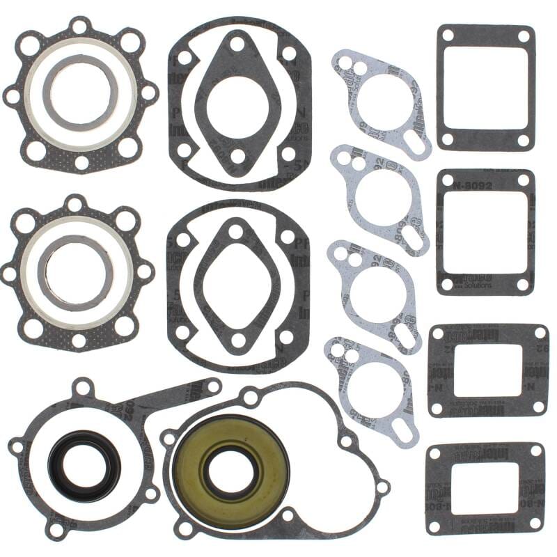Vertex Pistons — Vertex Gaskets 76-78 Yamaha Exciter EX440 A B Complete Gasket Kit w/ Oil Seals