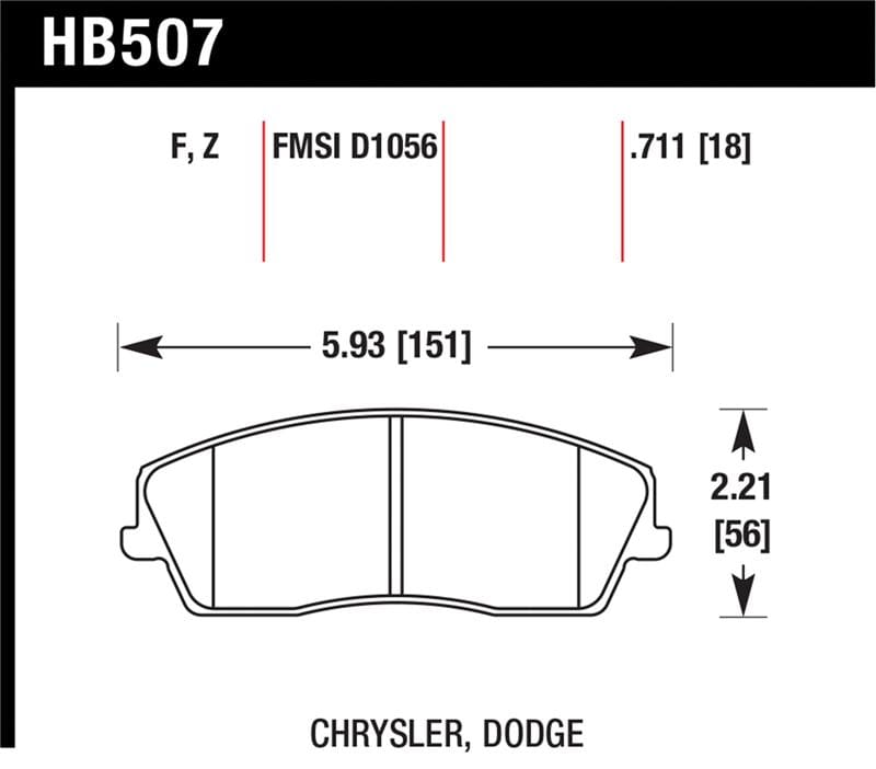 Hawk Performance — HPS Disc Brake Pad
