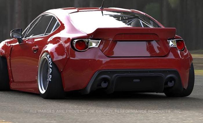 GReddy — GReddy 13+ Scion FR-S Version 3 Greddy X Rocket Bunny 86 Aero Rear Aero Wing Only