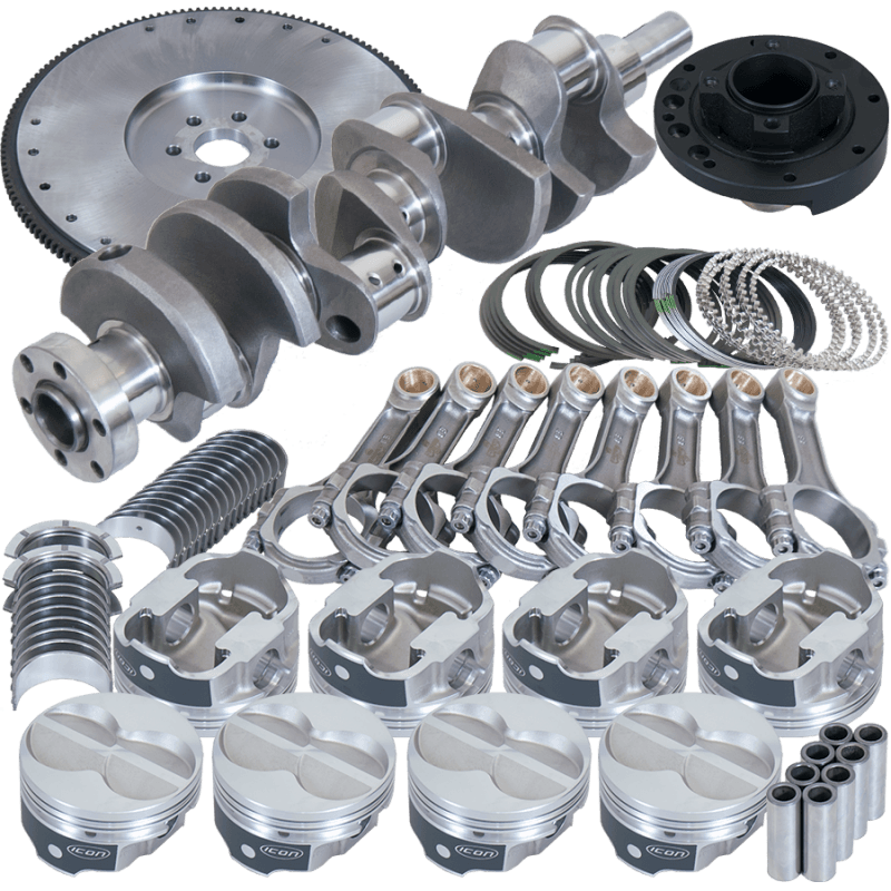 Eagle — Eagle Ford 302 3.400in Crank 5.400in I-Beam Rods 4.040in Pistons 157 Tooth FW Balanced Assembly
Bal Str & Strip Assy
