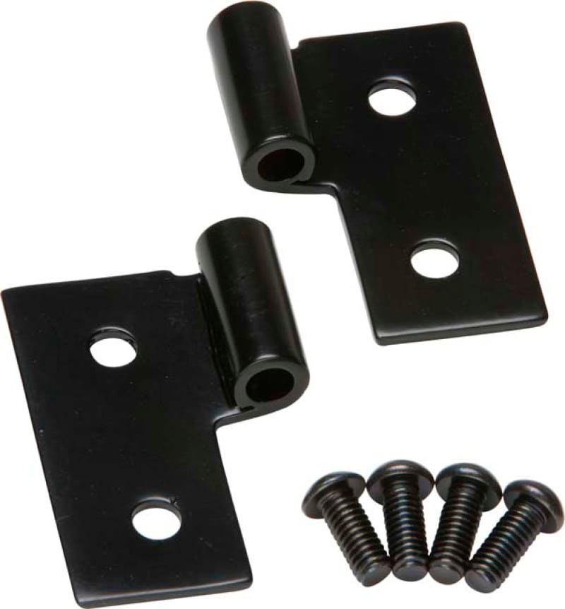 Kentrol — Kentrol 76-06 JEEP CJ/Wrangler YJ/TJ Lower Door Hinge Pair - Powdercoat Black