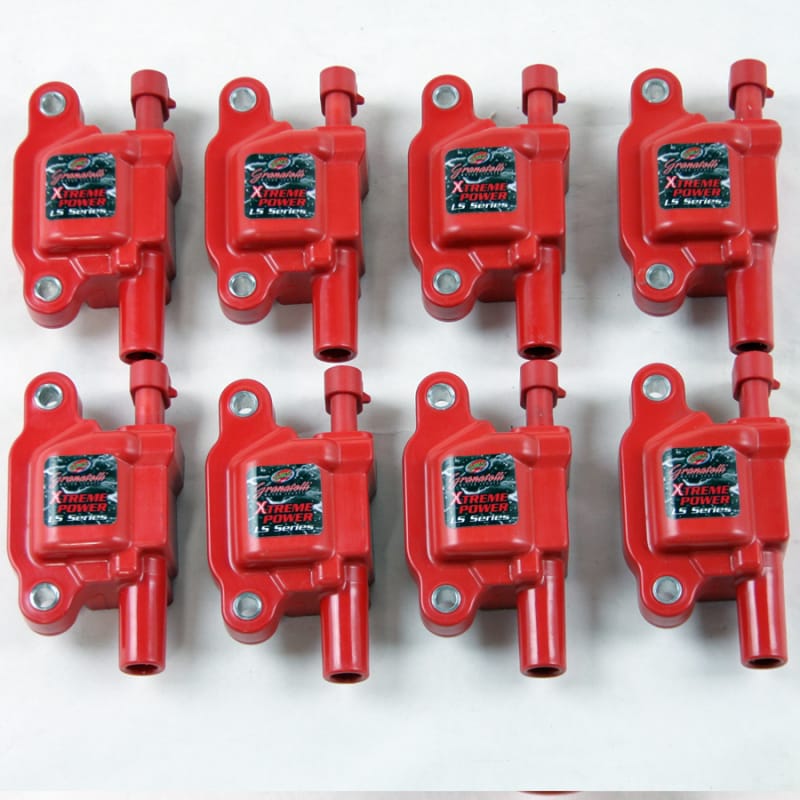 Granatelli Motor Sports — Granatelli 05-13 GM LS1/LS2/LS3/LS4/LS5/LS6/LS7/LS9/LSA Hi-Perf Coil Packs - Red (Set of 8)
Ignition Coil