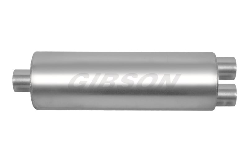 Gibson — Gibson SFT Superflow Center/Dual Round Muffler Stainless
Muffler