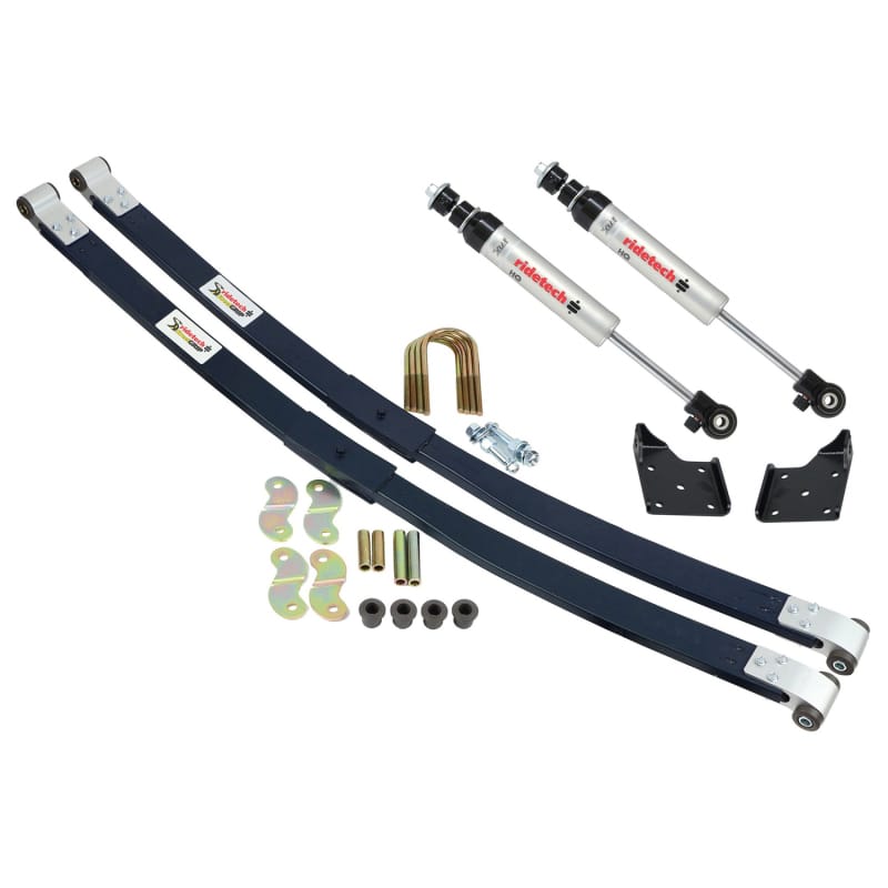 Ridetech — Ridetech 55-57 Chevrolet Wagon Composite Leaf Springs w/ HQ Shock Kit - 2in Drop
Comp Leafs 55-57 Che