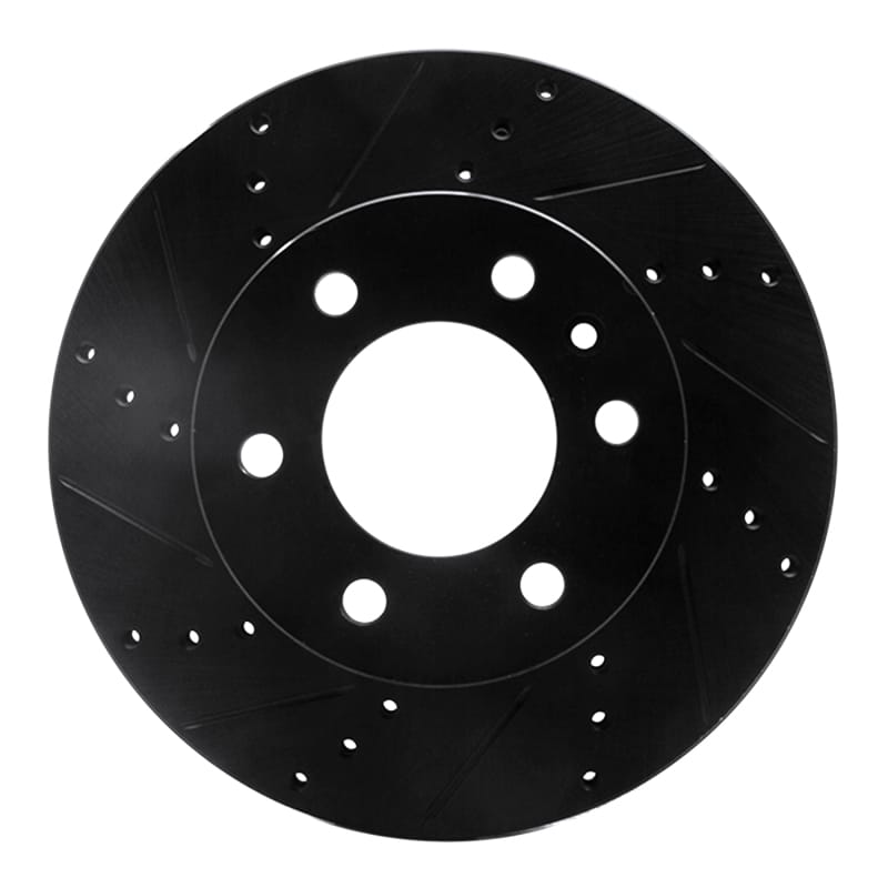 R1 Concepts — R1 06-25 American Coach Patriot Front Left Drilled & Slotted Black Brake Rotor
R1 Brake Rotor Drill