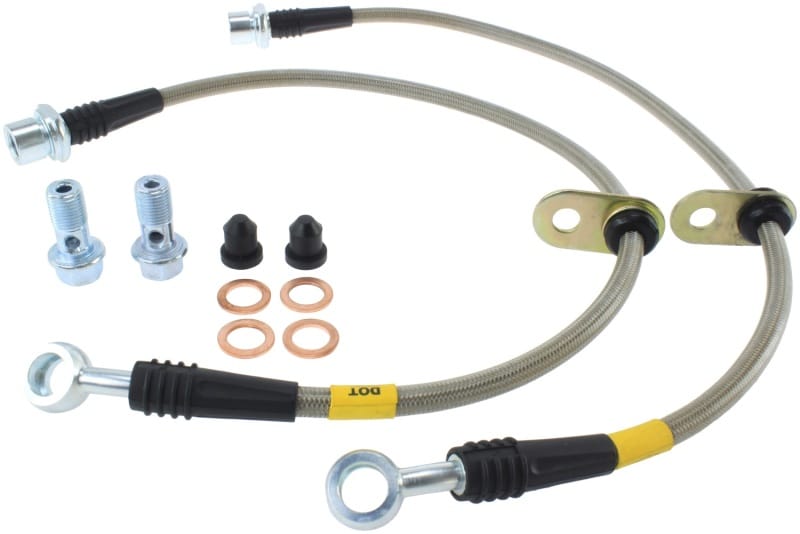 Stoptech — StopTech 94-99 Toyota Celica Front Stainless Steel Brake Lines
SS Brake Lines