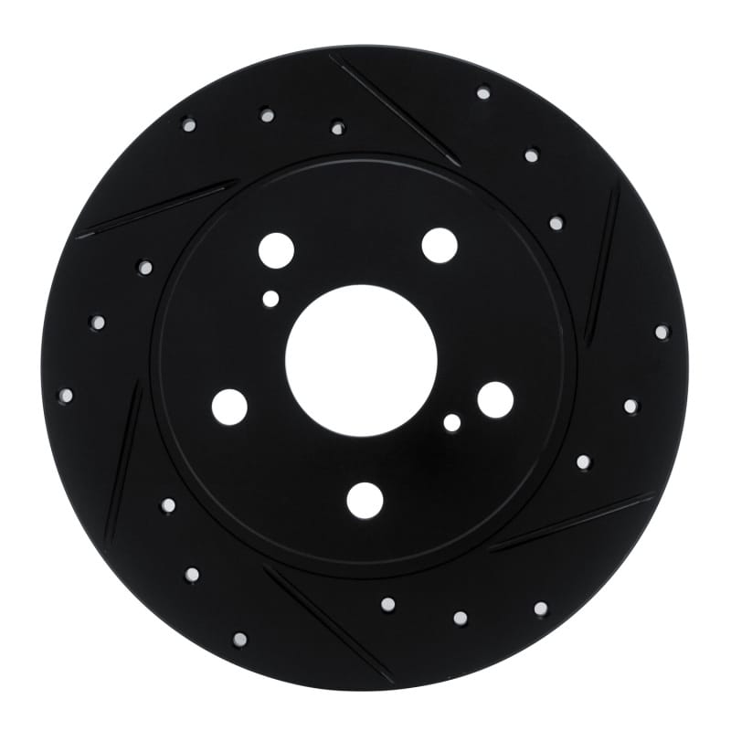 R1 Concepts — R1 11-16 Scion TC Rear Right Drilled & Slotted Black Brake Rotor
R1 Brake Rotor Drill
