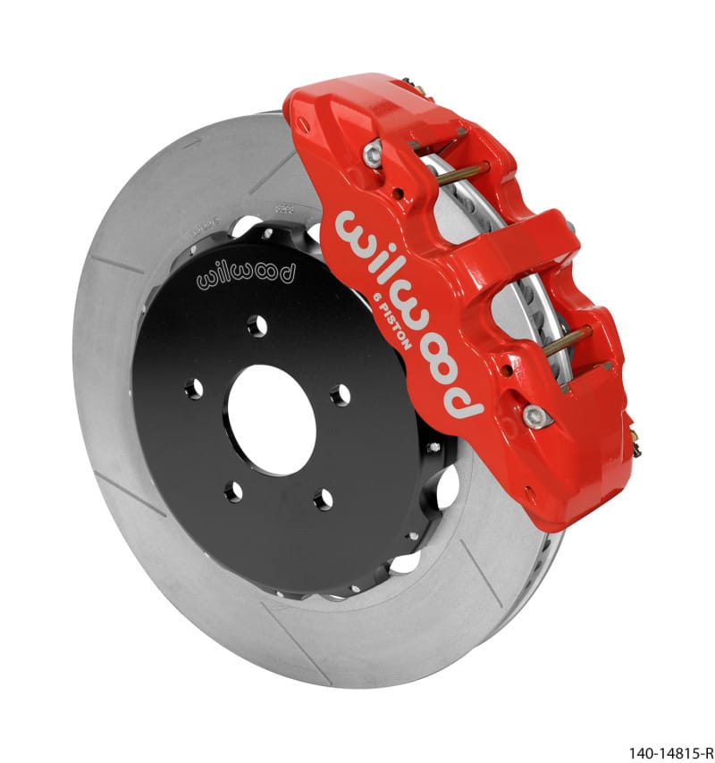 Wilwood — Wilwood AERO6 Front Hat Kit 14.00 Red 03-09 Nissan 350Z w/Lines
BRAKE KIT