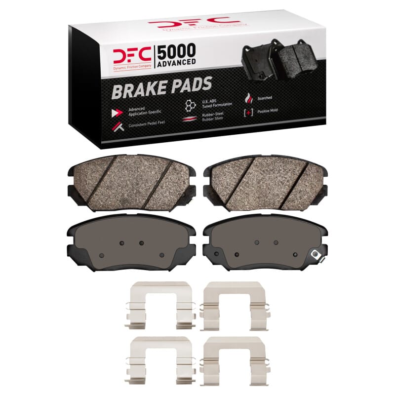 DFC — DFC 05-11 Hyundai Azera Front 5000 Advanced Ceramic Brake Pads and Hardware Kit
DFC Brake Pad Set