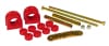 Prothane — Prothane 99-01 Chevy Truck Front Sway Bar Bushings - 1 1/4in - Red
SWAY BAR BUSHINGS