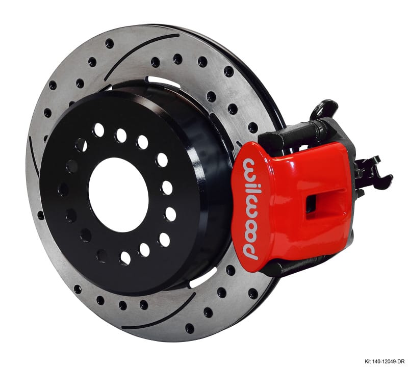 Wilwood — Wilwood Combination Parking Brake Rear Kit 12.19in Dia 0.81in Rotor Thickness - Red Drilled
BRAKE KIT