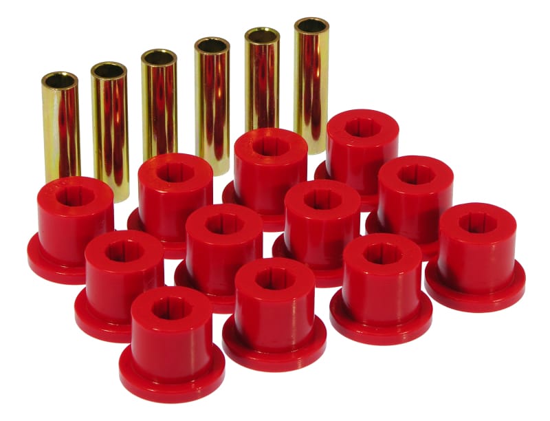 Prothane — Prothane 67-87 GM Rear Spring & Shackle Bushings (w/ 1.5in Bushings) - Red
SPRING/SHACKLE BUSH