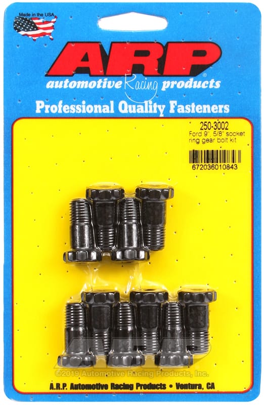 ARP — ARP Ford 9in 7/16in Dia 5/8in Socket Ring Gear Bolt Kit