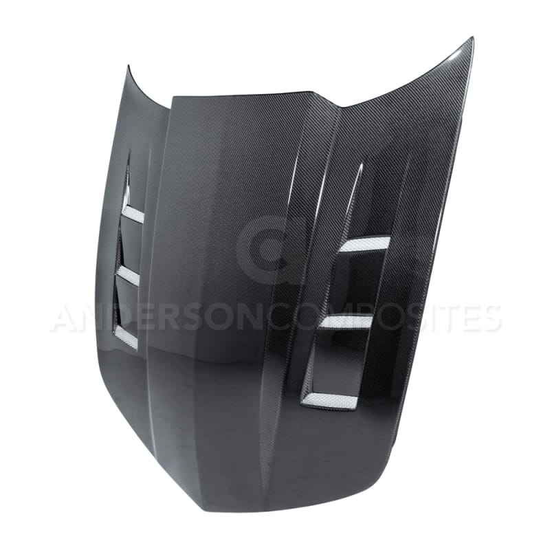 Anderson Composites — Anderson Composites 10-11 Chevy Camaro TS-style Carbon Fiber Hood