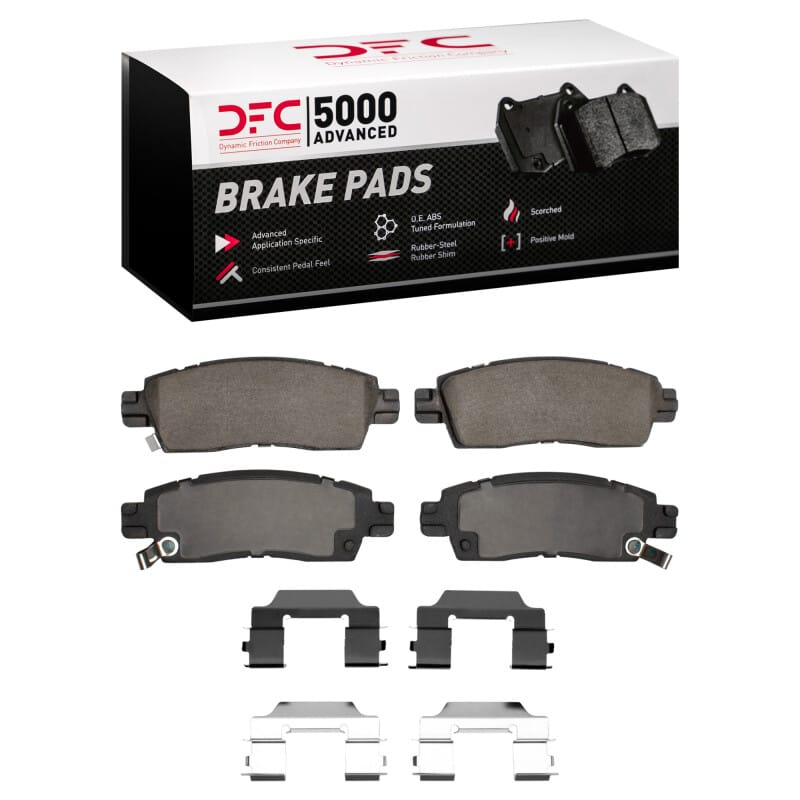 DFC — DFC 02-19 Buick Enclave Rear 5000 Advanced Ceramic Brake Pads and Hardware Kit
DFC Brake Pad Set