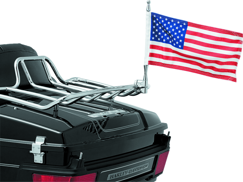 Kuryakyn — Flag With Universal Vertical Mount Chrome