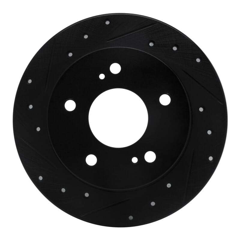 R1 Concepts — R1 94-98 Nissan 240SX Rear Left Drilled & Slotted Black Brake Rotor
R1 Brake Rotor Drill
