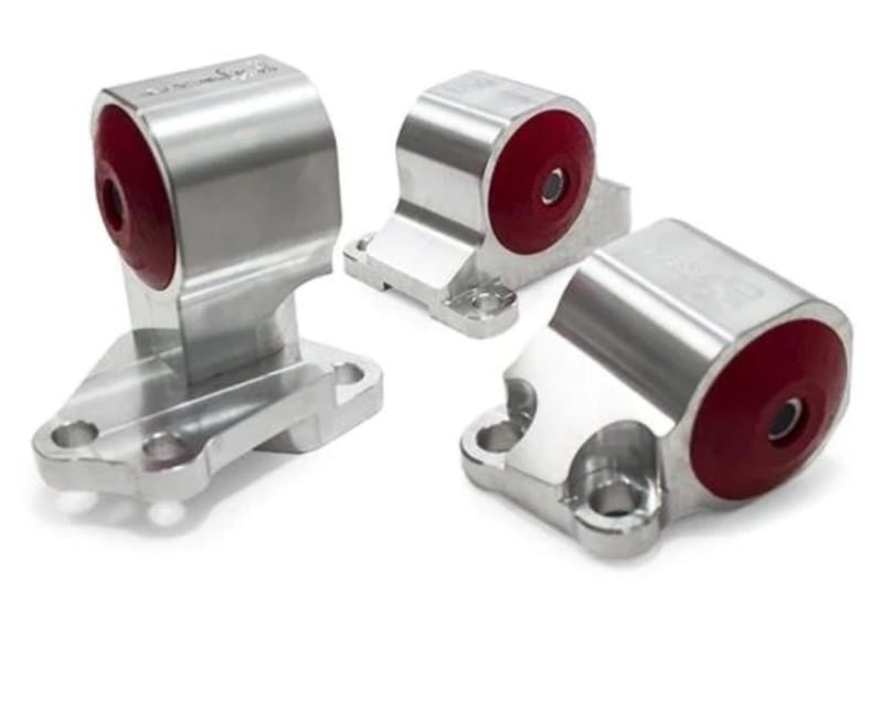 Innovative Mounts — Innovative 92-95 Civic B/D Series Black Aluminum Mounts 95A Bushings (Auto to Manual Hydro 2 Bolt)
