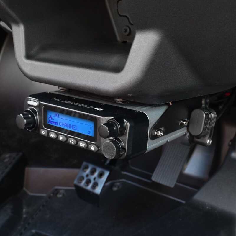 Rugged Radios — Rugged Radios Polaris RZR XP Comp Comm Kit w/ Rocker Switch BT 2-Way Radio STX Remote Head/ G1 GMRS