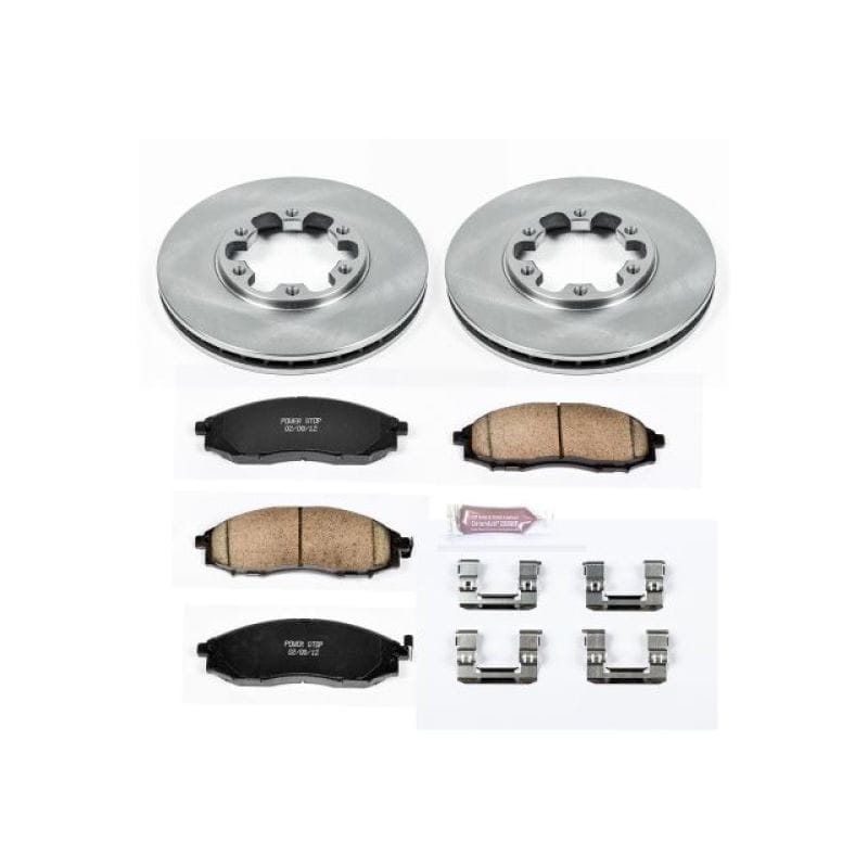 PowerStop — Power Stop 03-04 Nissan Frontier Front Autospecialty Brake Kit