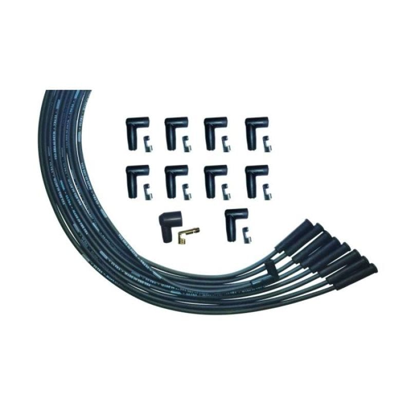 Moroso — Moroso Universal V8 Str Plug HEI Unsleeved Ultra Spark Plug Wire Set - Black