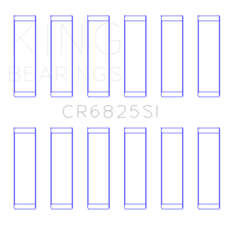 King Engine Bearings — King Engine Bearings Chrysler 226 (3.7L) (Size +0.50mm) Connecting Rod Bearing Set
Engine Bearing