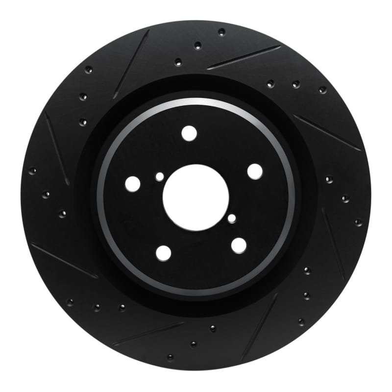 R1 Concepts — R1 -25 Subaru Ascent Rear Left Drilled & Slotted Black Brake Rotor
R1 Brake Rotor Drill