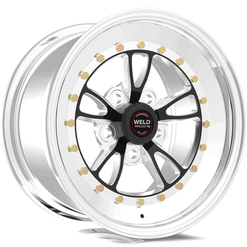 Weld — Weld Full Throttle 15x8 / 5x4.5 BP / 3.5in. BS Black Wheel - Polished Non Beadlock
15X8'' Full Throttle