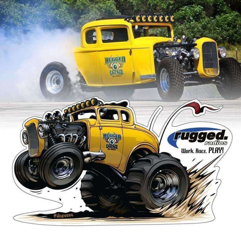 Rugged Radios — Rugged Radios Rugged Radios 32 Die Cut Sticker