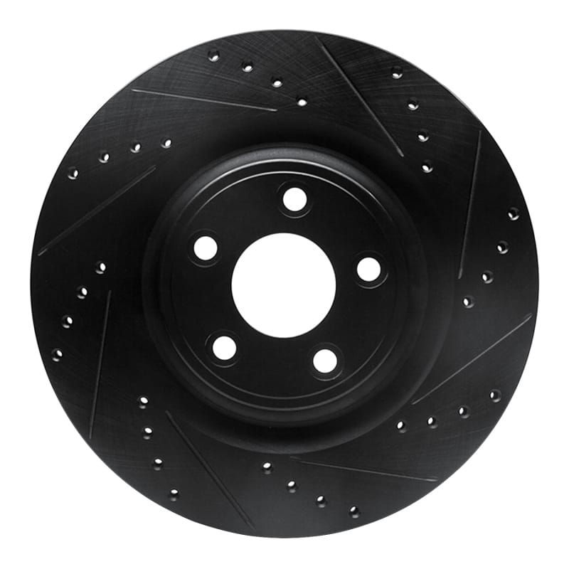 R1 Concepts — R1 14-21 Jaguar F-Type Rear Right Drilled & Slotted Black Brake Rotor
R1 Brake Rotor Drill