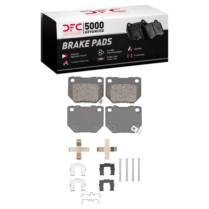DFC — DFC 89-96 Nissan 300ZX Rear 5000 Advanced Semi Metallic Brake Pads and Hardware Kit
DFC Brake Pad Set