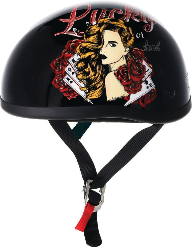 Bikers Choice — Skid Lids Lucky Lady Original Helmet - XS