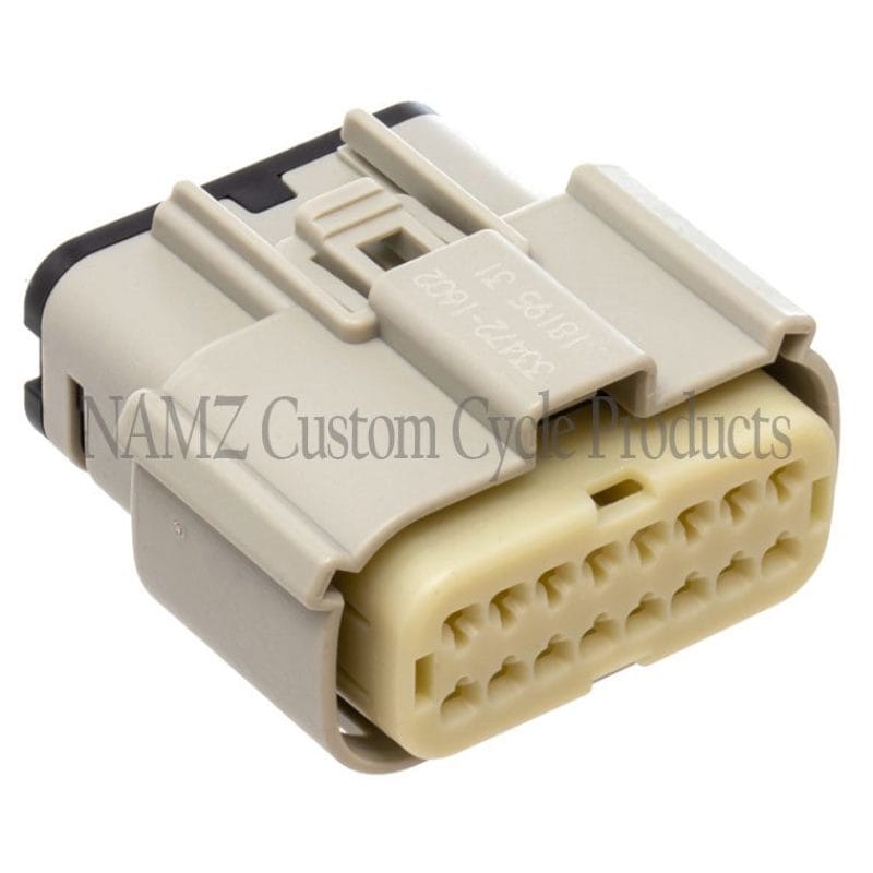 NAMZ — NAMZ 07-22 Glide Main Harness Molex MX-150 16-Position Female Connector - Grey (HD 72491-07GY)