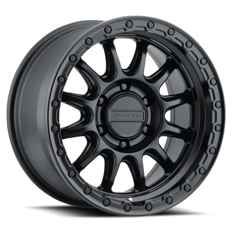 Raceline — Raceline 960MB Alpha 17X8.5 / 6X135 / 87.1mm Bore - Satin Black