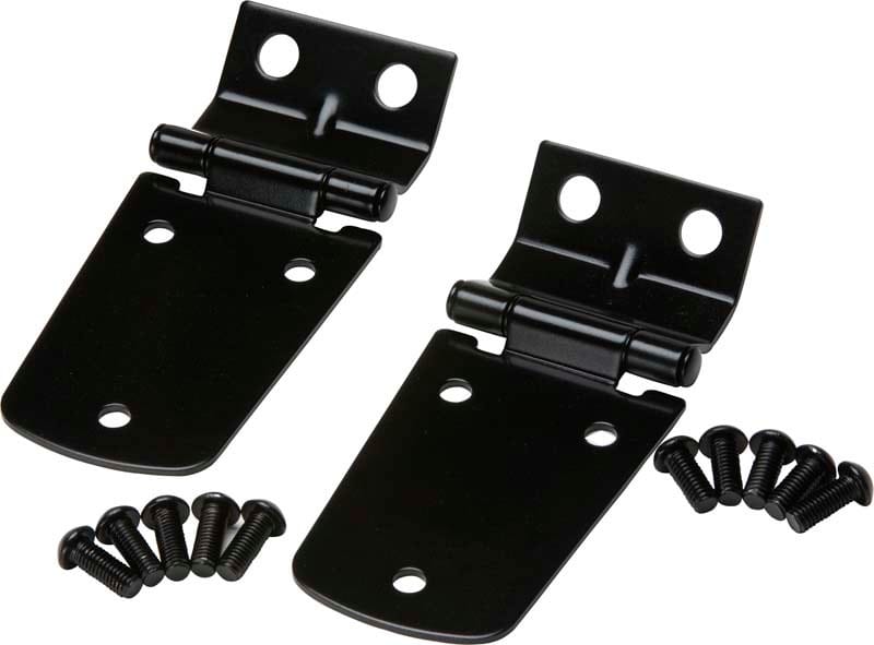 Kentrol — Kentrol 97-06 Jeep Wrangler TJ Hood Hinge Pair - Powdercoat Black