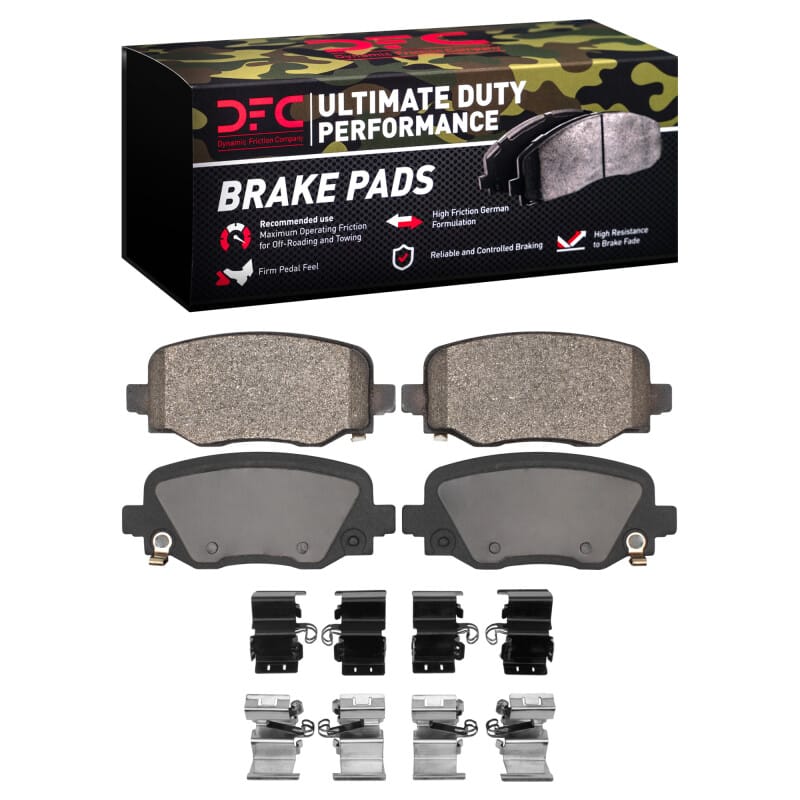 DFC — DFC 14-23 Chrysler 200 Rear Ultimate Duty Performance Brake Pads and Hardware Kit
DFC Brake Pad Set