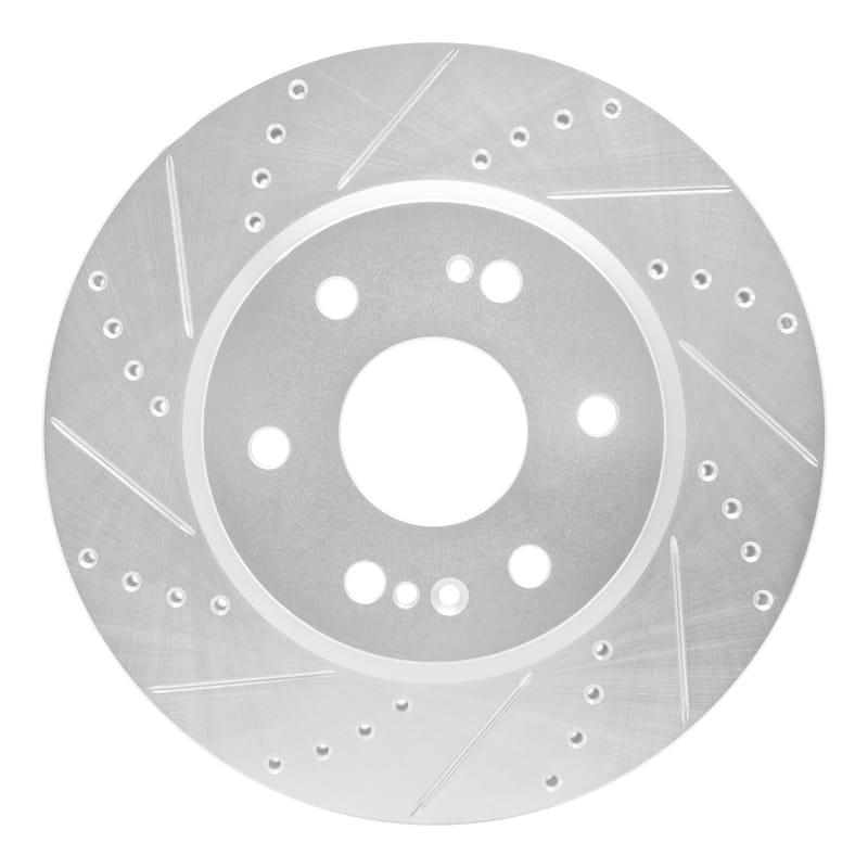 R1 Concepts — R1 2019-2026 Cadillac Vistiq Front Left Drilled & Slotted Silver Brake Rotor
R1 Brake Rotor Drill