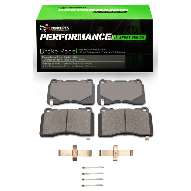 R1 Concepts — R1 2004-2008 Acura TL Front R1 Performance Sport Pads & Hardware Kit
R1 Performance Sport