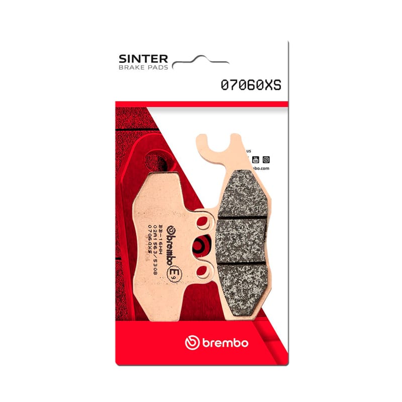 Brembo OE Powersports — Brembo OE 05-10 Piaggio Vespa X9 Right 250cc/07-08 X8 Right 400cc Sinter Brake Pad - Front