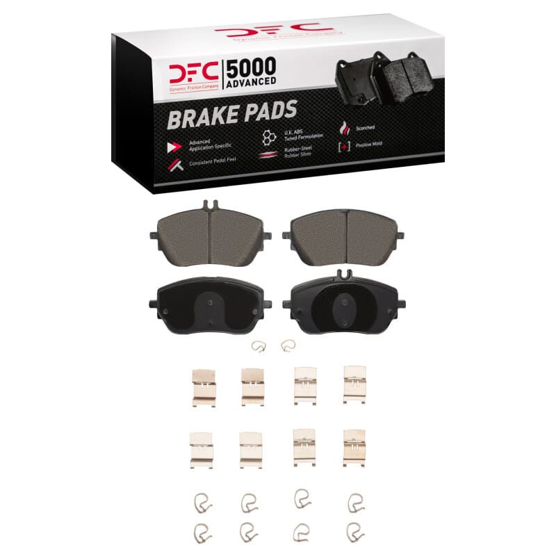 DFC — DFC 20-23 Mercedes-Benz A200 (Mexico) Front 5000 Advanced Low Metallic Brake Pads and Hardware Kit
DFC Brake Pad Set