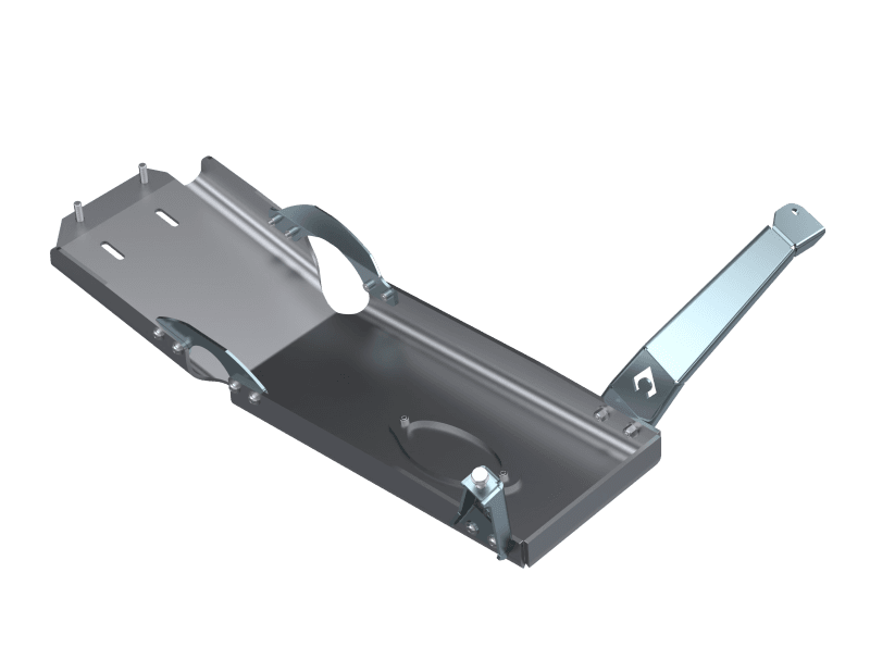 Artec Industries — Artec Industries 21-25 Jeep Wrangler JL Sahara Oil Skid Only w/ Oil Door -2 & 4 Door 3.6L Alum