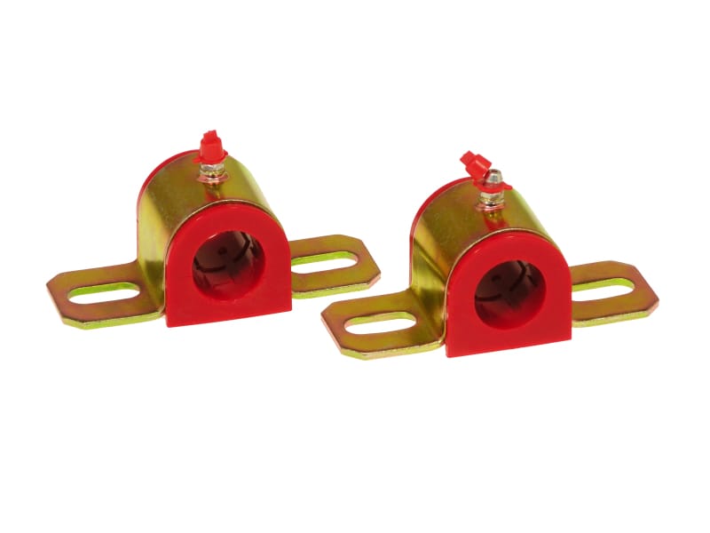 Prothane — Prothane Universal Greasable Sway Bar Bushings - 26MM - Type B Bracket - Red
SWAY BAR BUSHINGS