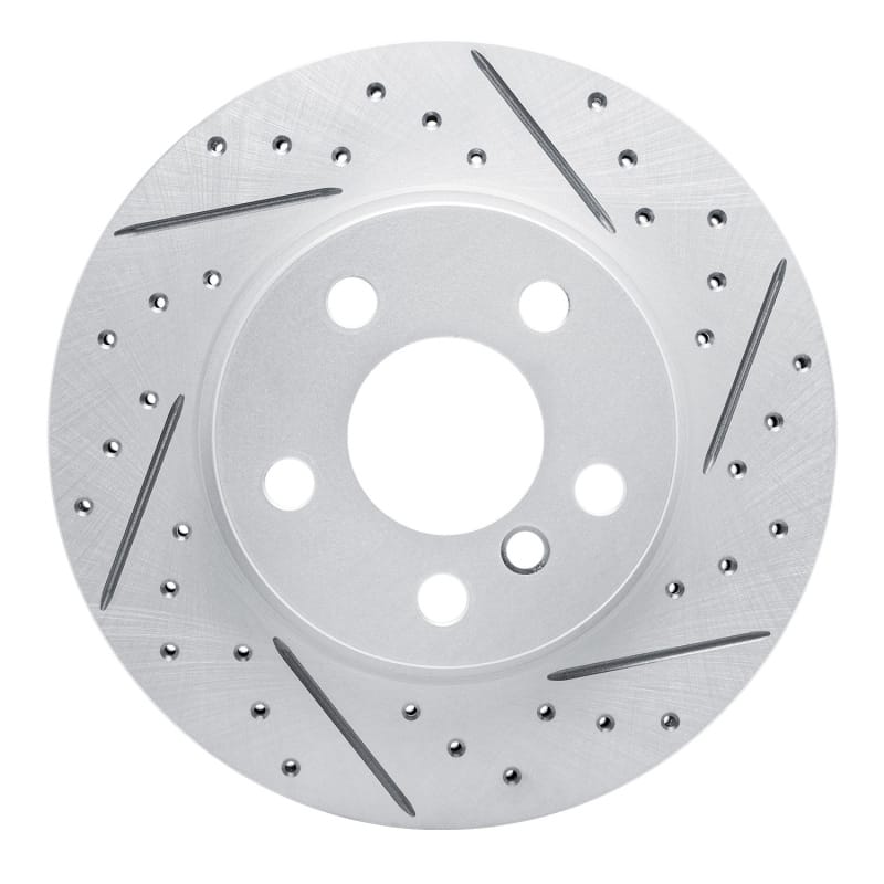 R1 Concepts — R1 14-21 BMW I3 Front Right Drilled & Slotted Geo-Carbon Rotor