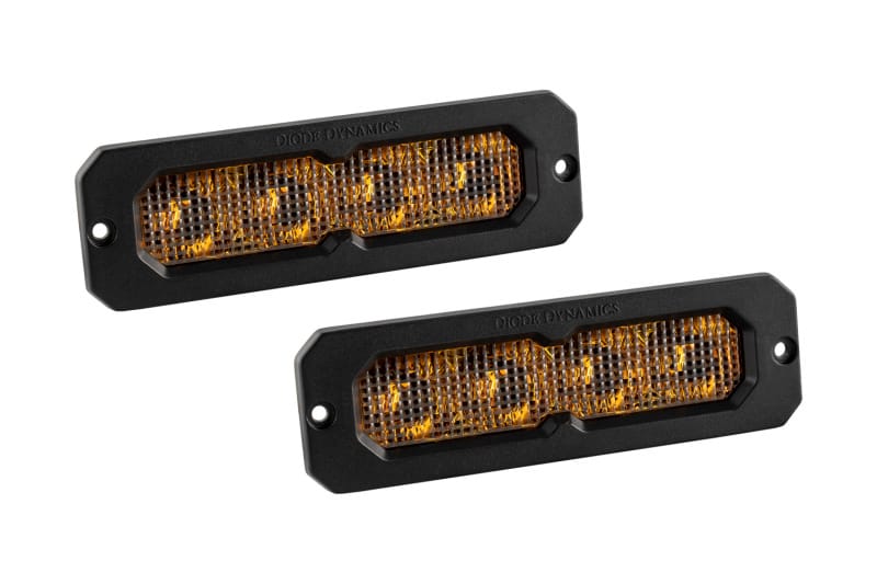 Diode Dynamics — Diode Dynamics SS6 Pro Yellow Combo Flush ABL (pair) 3000K