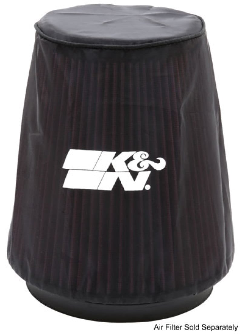 K&N Engineering — K&N Universal P Dry charger Round Tapered Air Filter Wrap Black