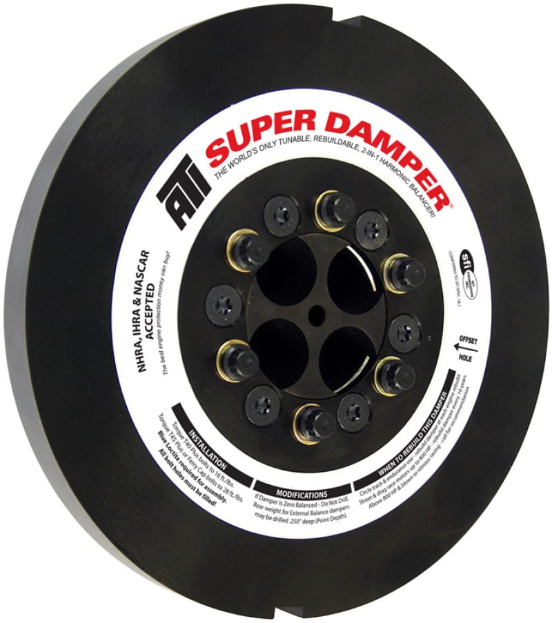 ATI — ATI Damper - 9.25in - Steel - 8 Grv - Cummins 6BT - 5.9L - 92-98 - 2 Timing Slots - 3 Ring - Diesel