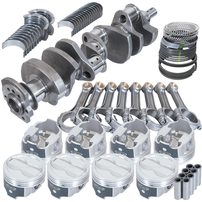 Eagle — Eagle Chevy 350 3.750in Crank 5.700in I-Beam Rods -18cc 4.040in Pistons Rotating Assembly
Street & Strip Assy