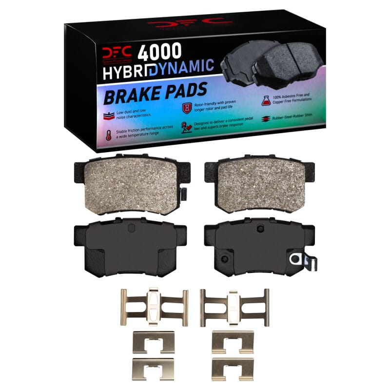 DFC — DFC 00-13 Honda S2000 Rear 4000 HybriDynamic Brake Pads and Hardware Kit
DFC Brake Pad Set